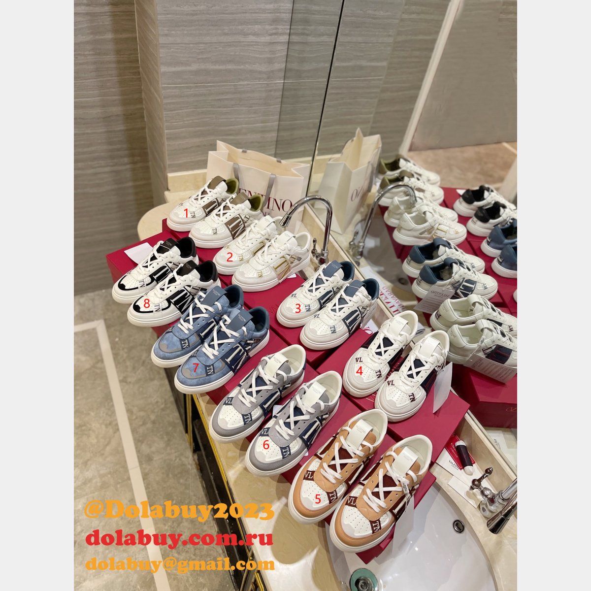 Fake Valentino Shoes Replica Sales 1:1 Mirror Online