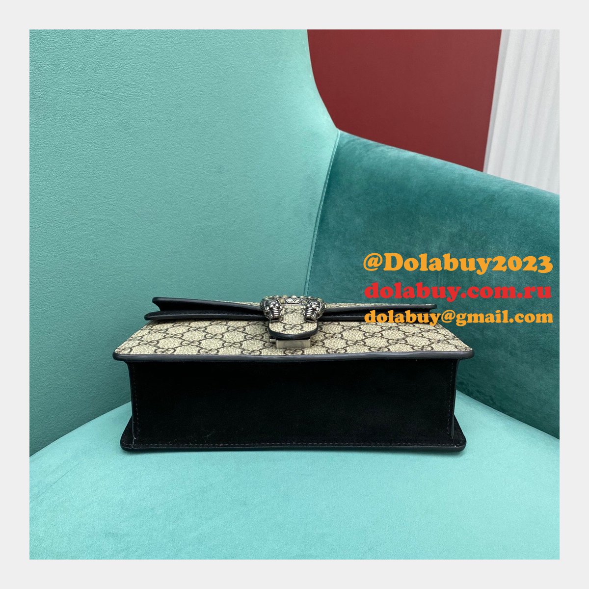 top G*u*i dionysus small chain shoulder 499623 black