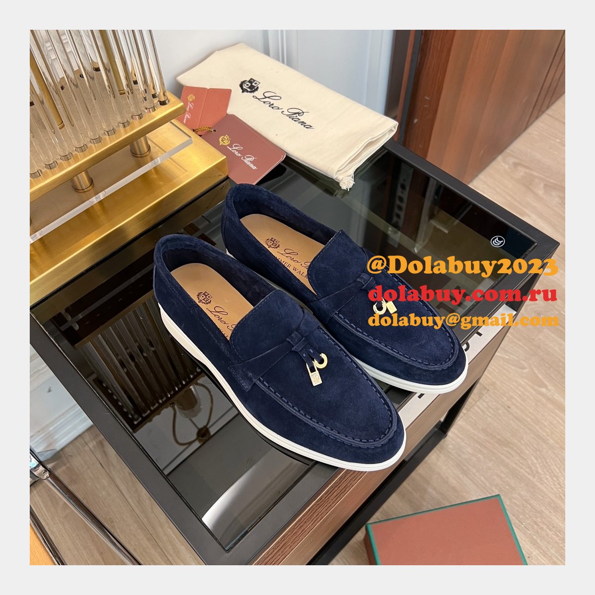 First Copy Loro Piana Replica 2023 Retro Casual Shoes