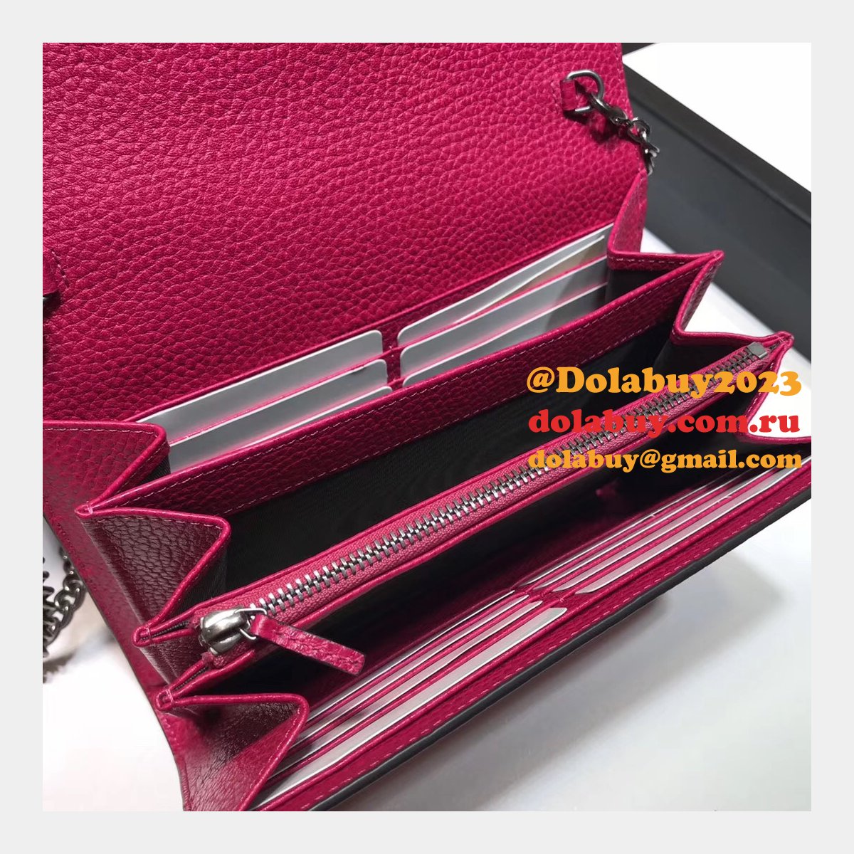 cheap G*u*i dionysus leather mini chain bag 401231 black