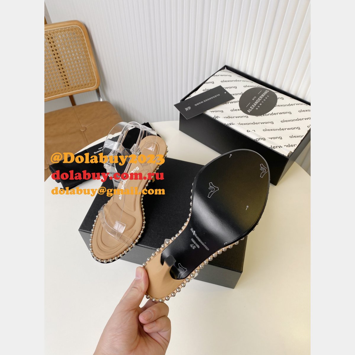 Wholesale Replica Alexander Wang Pointed Toe Sandals Shoes