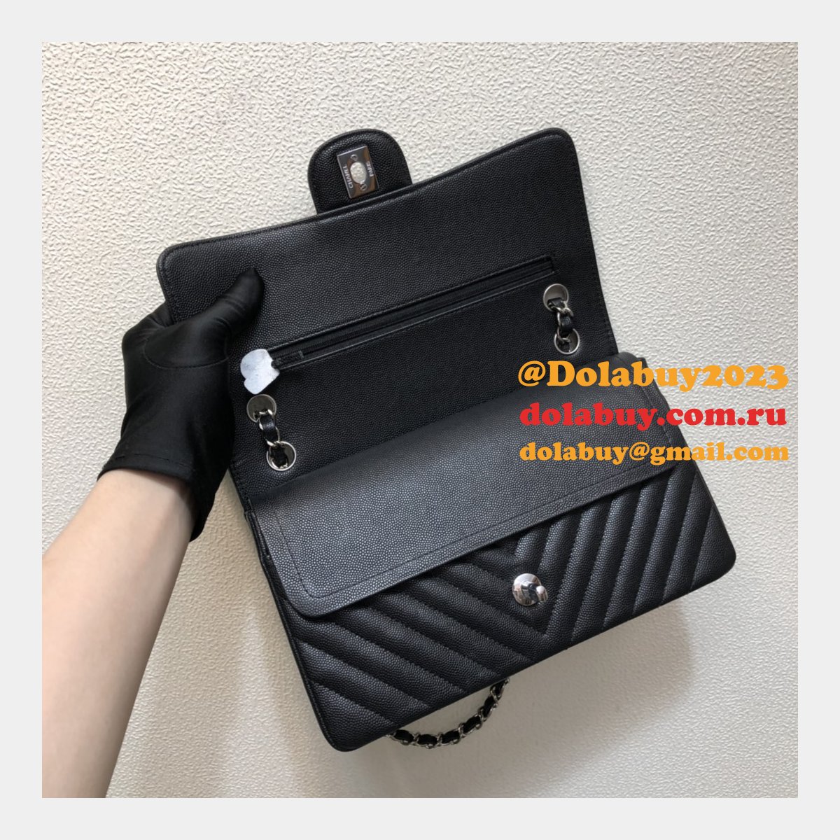 Top Quality CC CF1112  V CLASSICAL HANDBAG 25.5cm