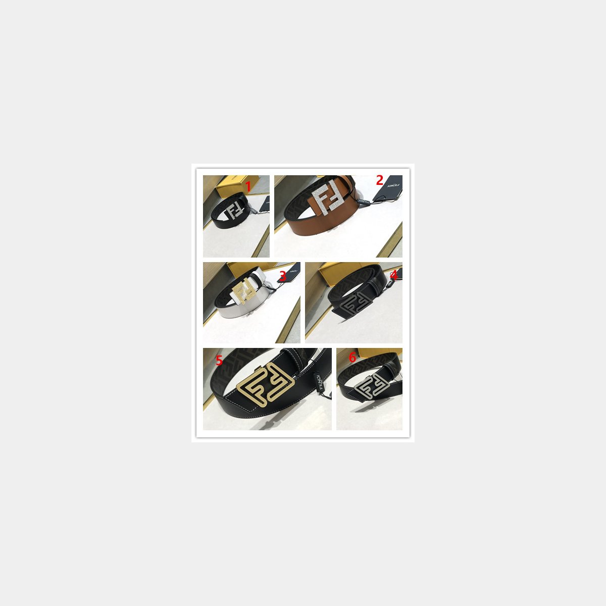 Best Designer FENDI BELT 35MM Top Quality
