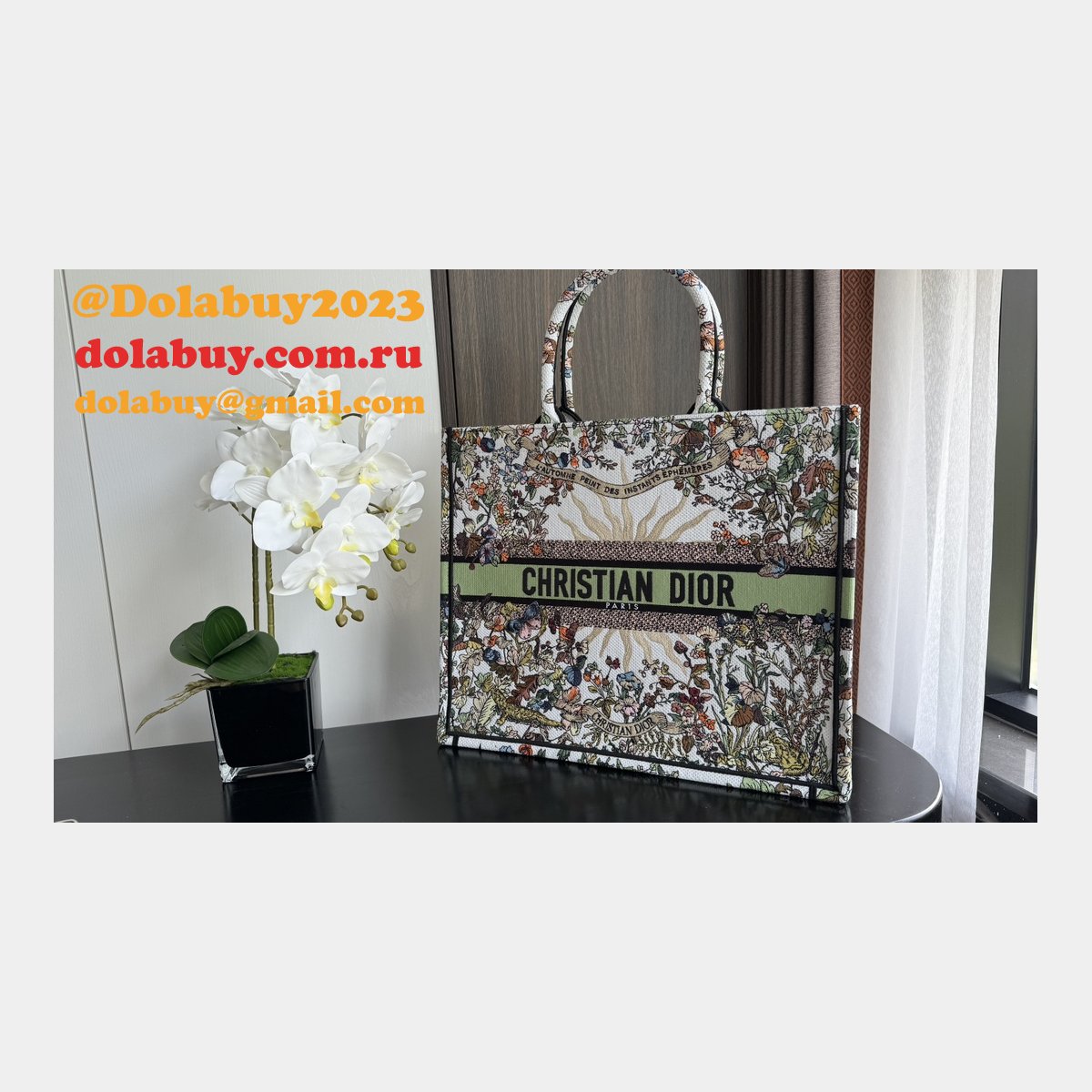 Dior 1:1 Mirror CD Book Tote Top Designer Replica Bags