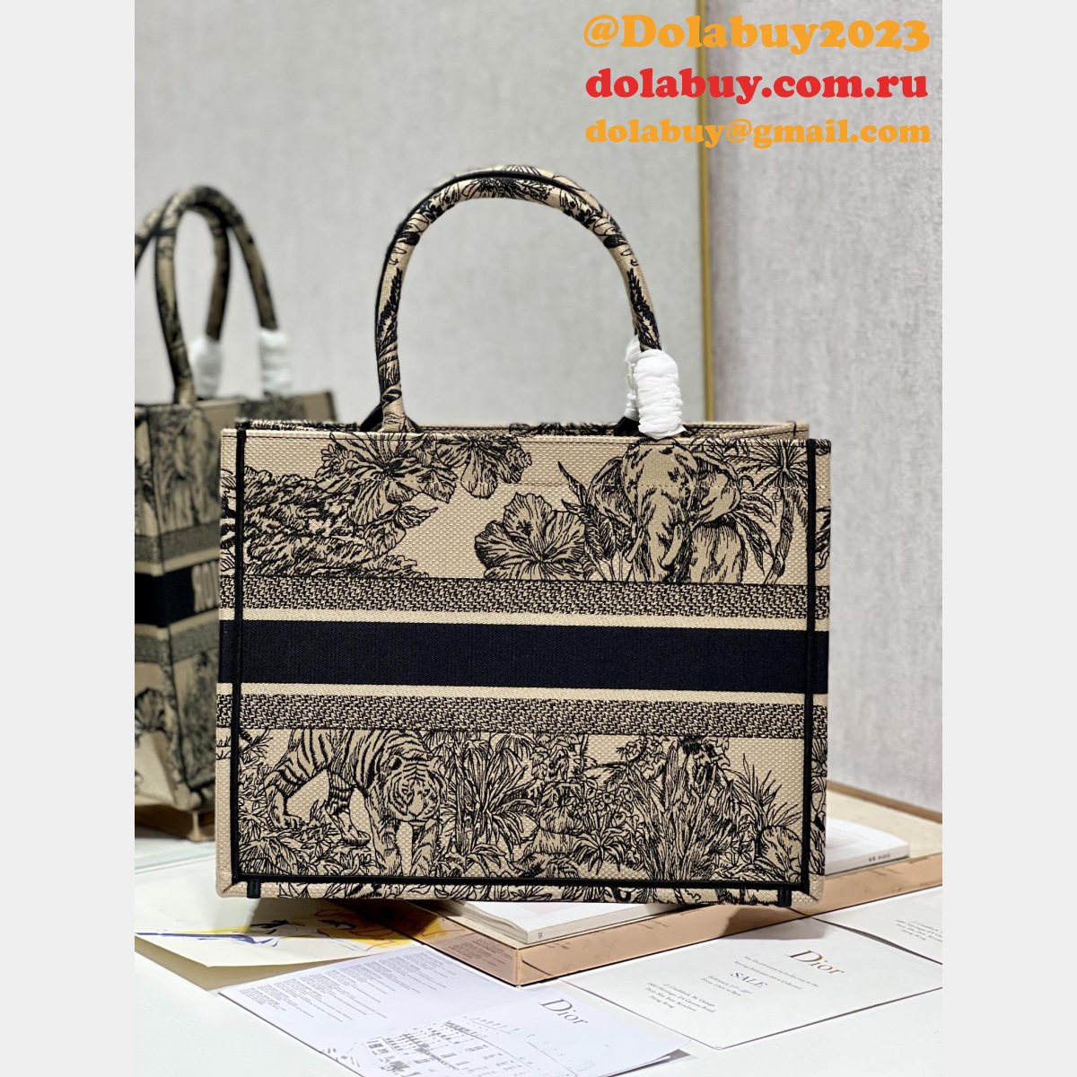 High Replica Bayadere D-Stripes Dior Sale 26.5/36/42CM Online