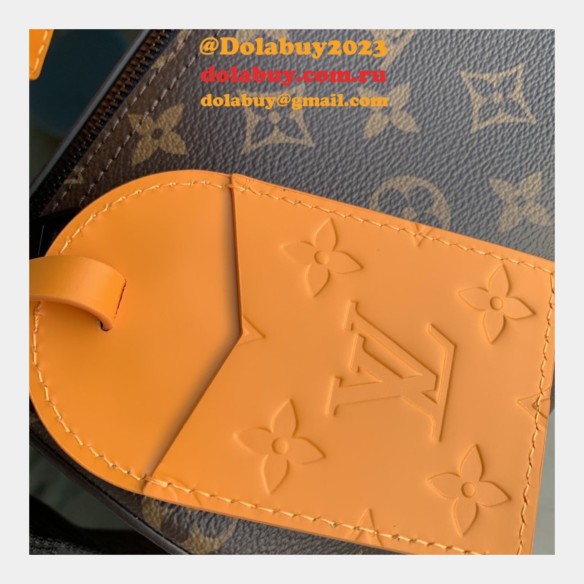 Soft Polochon Louis Vuitton Replica M46691 Monogram Macassar Canvas