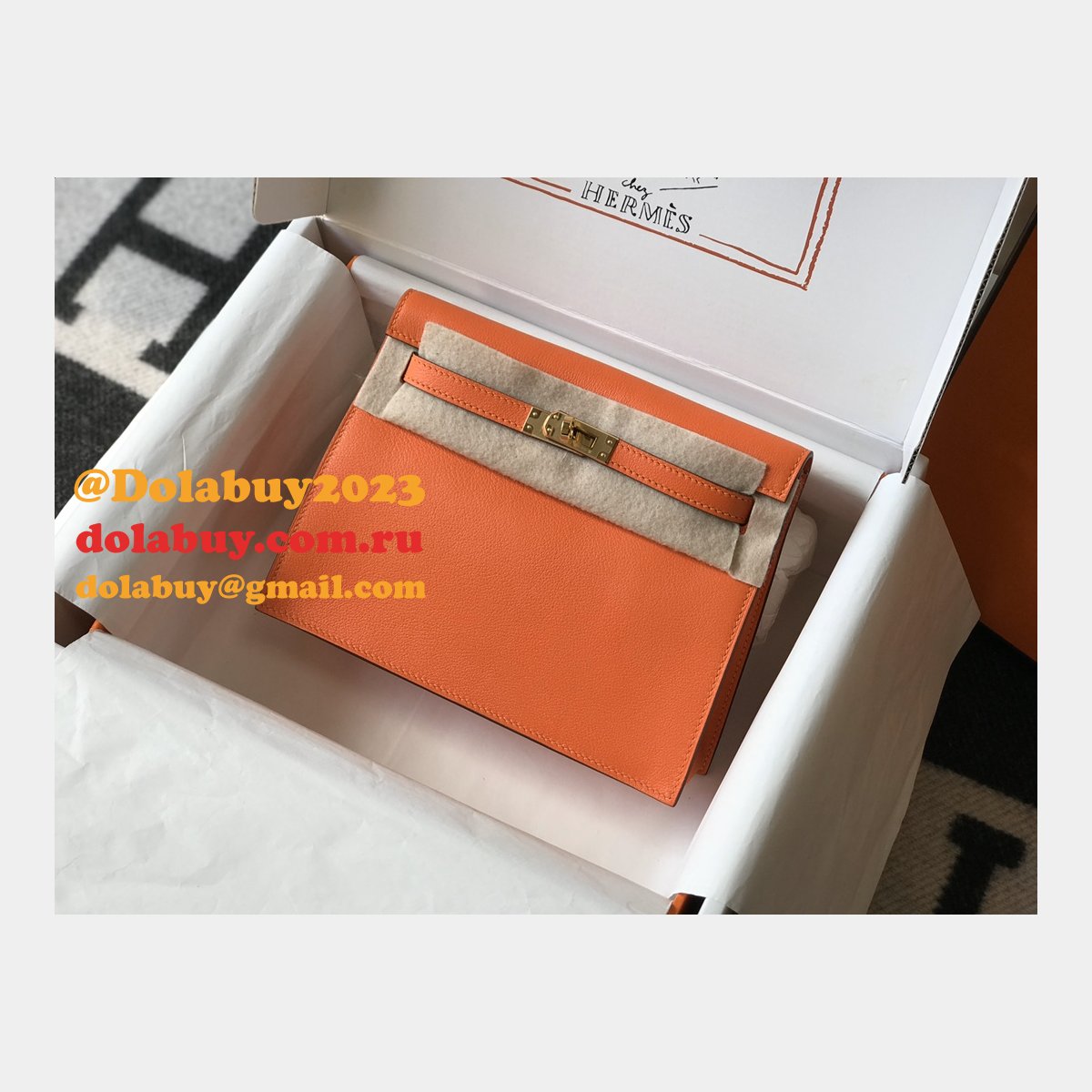7 Star HERMES KELLY DANSE Customize BAG FOR SALE