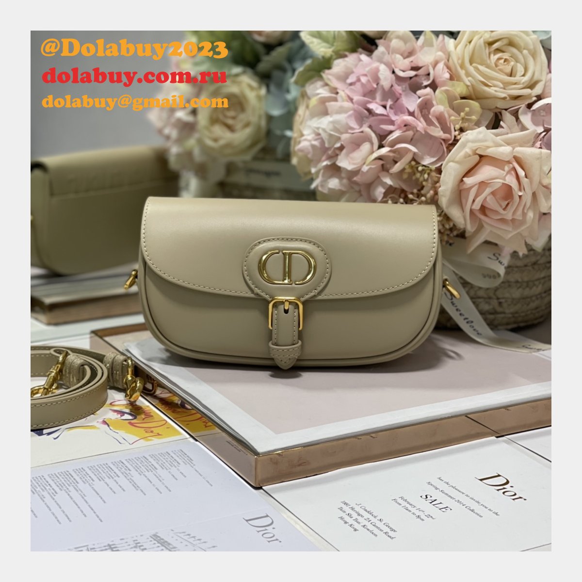Dior Bobby East West 9327# Best Quality Replica Bag