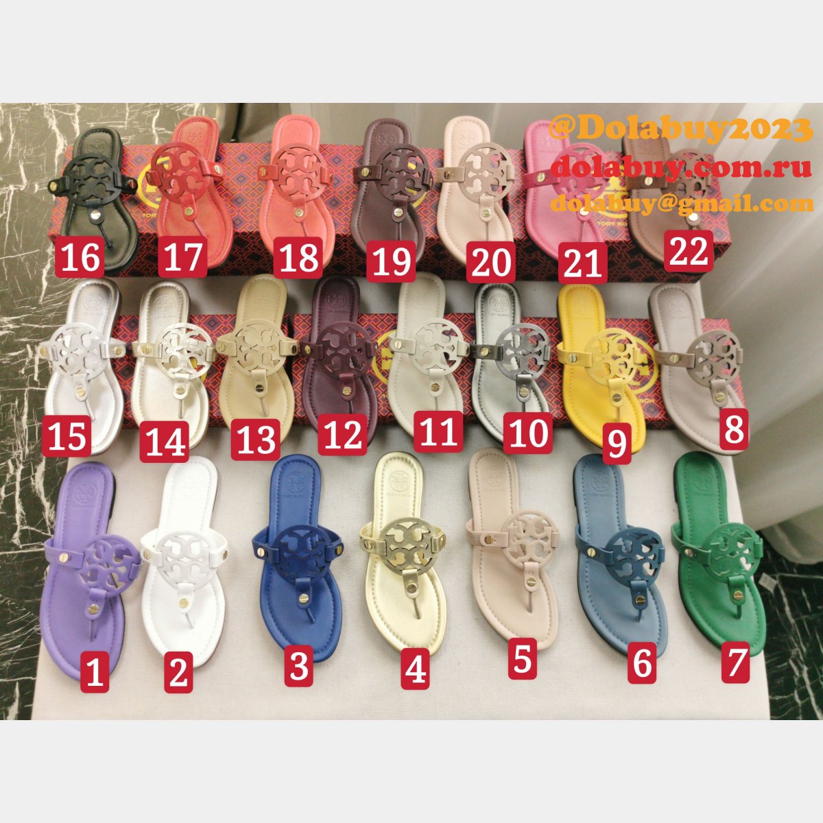 Replica Tory Burch High Quality  Miler Sandal Shoes