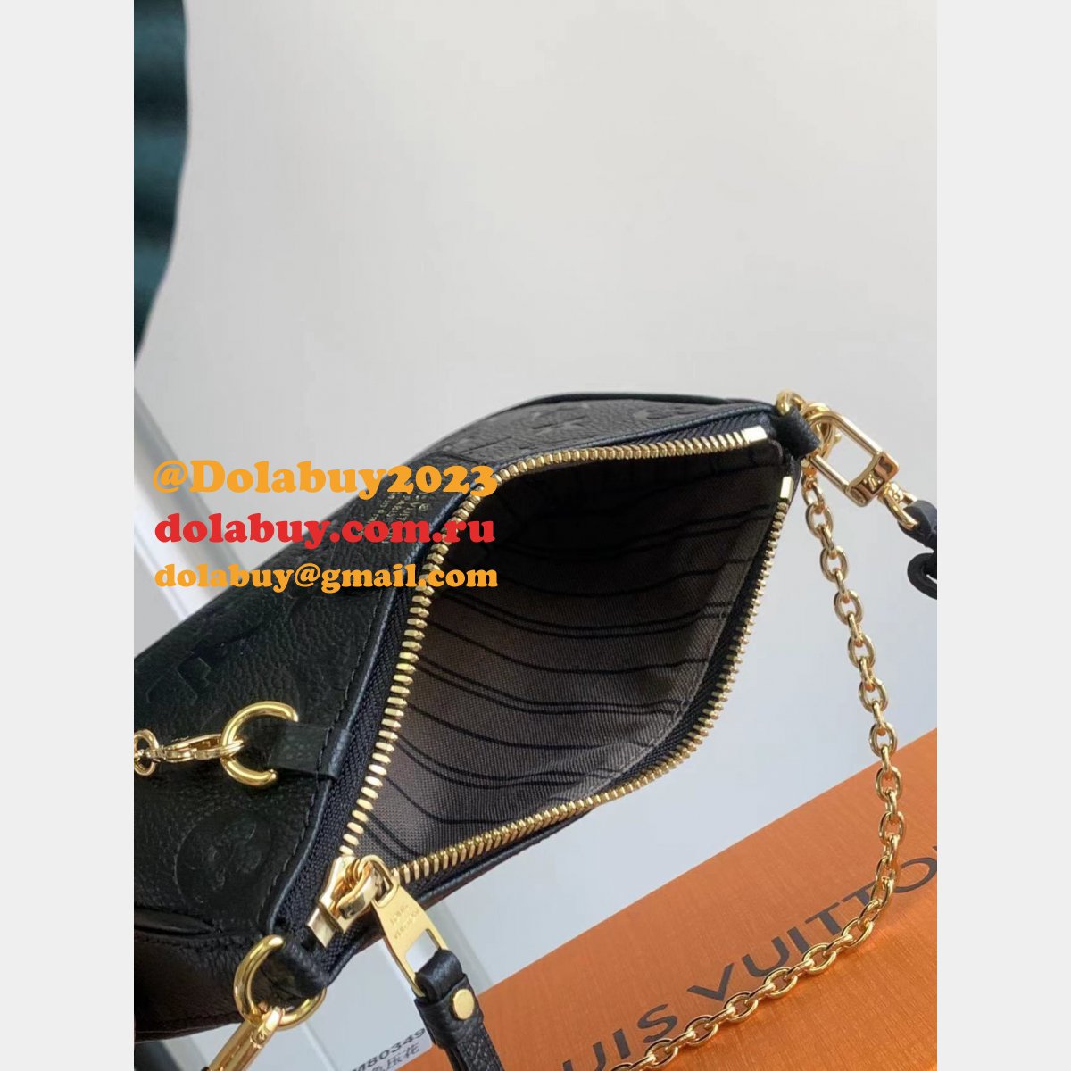 Louis Vuitton Wholesale M81066/M80349 Small Leather Goods Easy Pouch On Strap