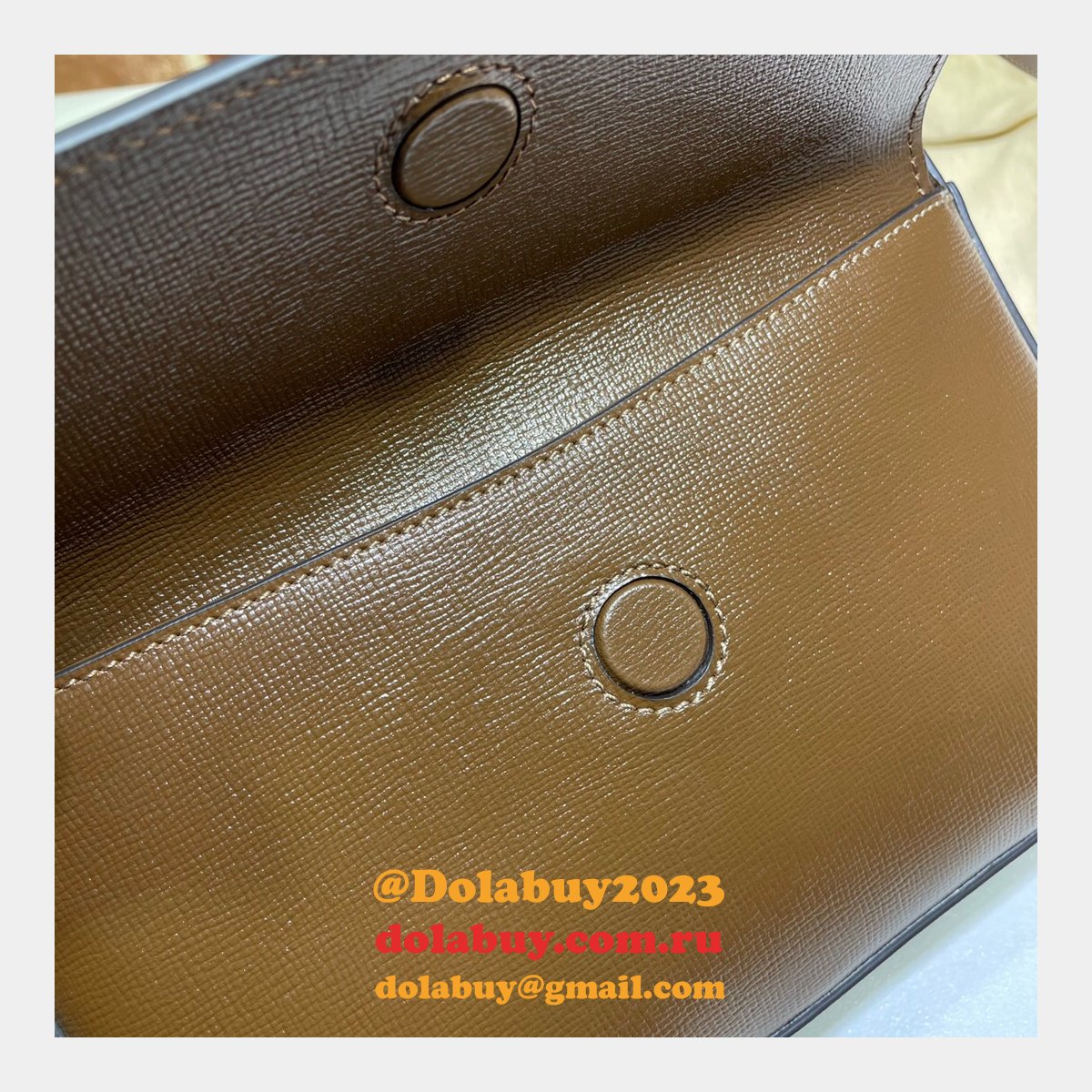 G*u*i horsebit 1955 small shoulder 645454 black army green white bag