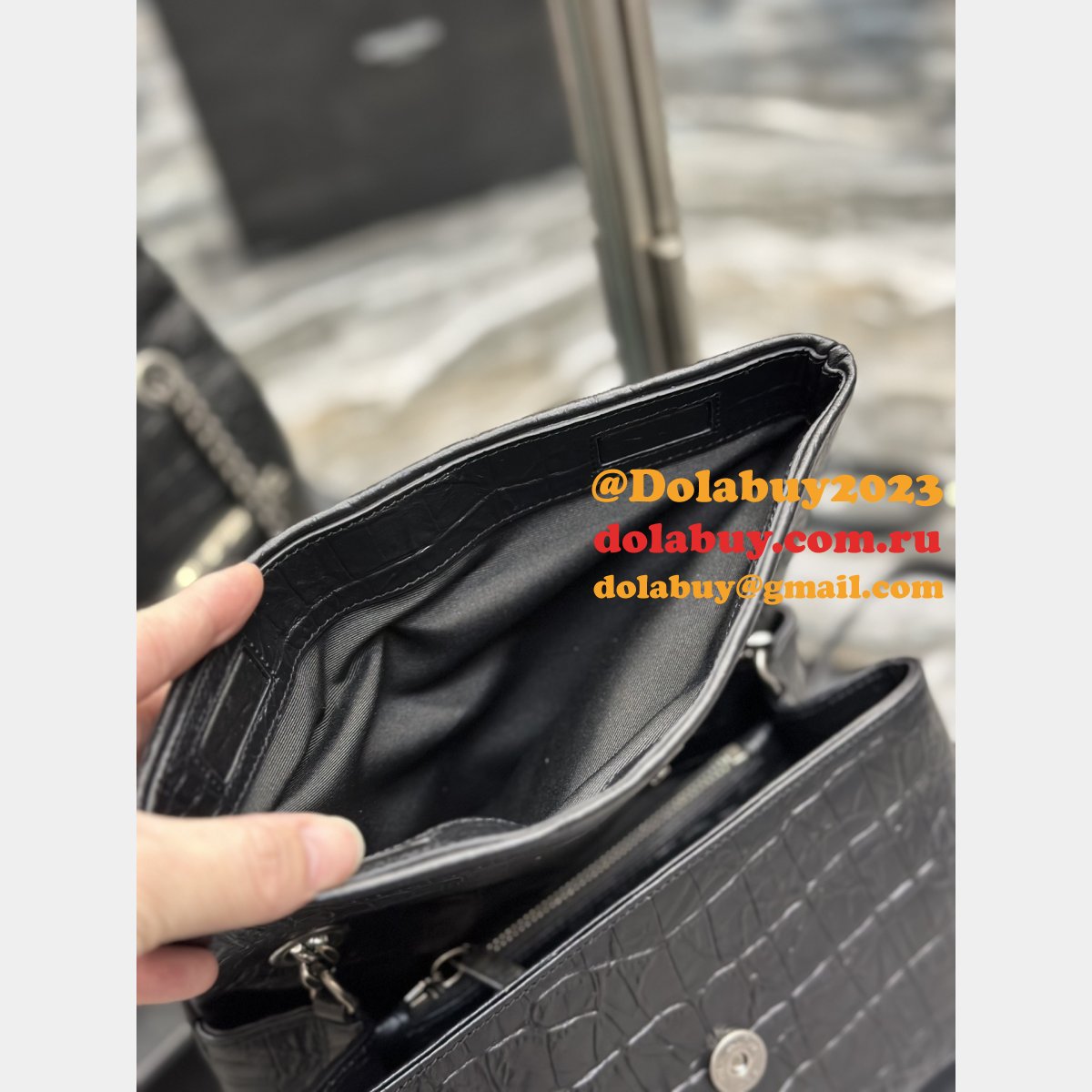 YSL Duplicate 738820/738819 West Hollywood Shoulder AAA+ Bag