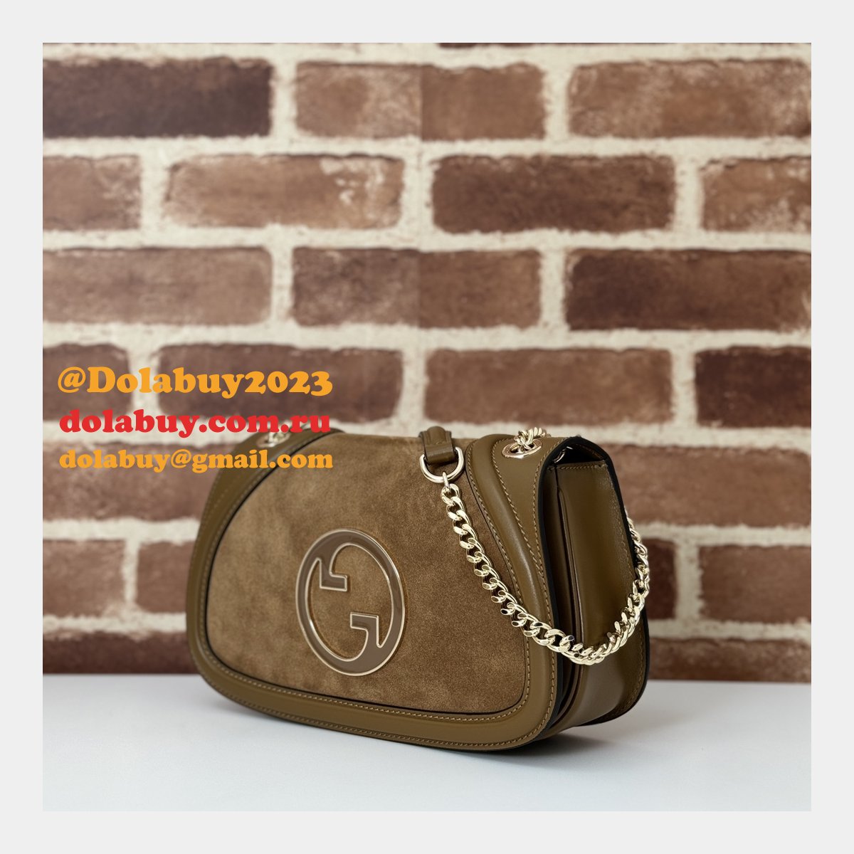 G*u*i replicas 815715 blondie chain shoulder 1:1 mirror bag