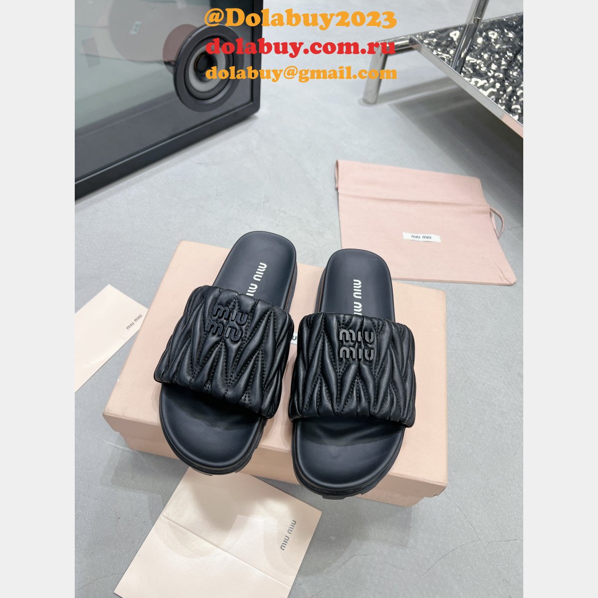 Inspired Luxury Miu Miu Replica Sandals Shoes