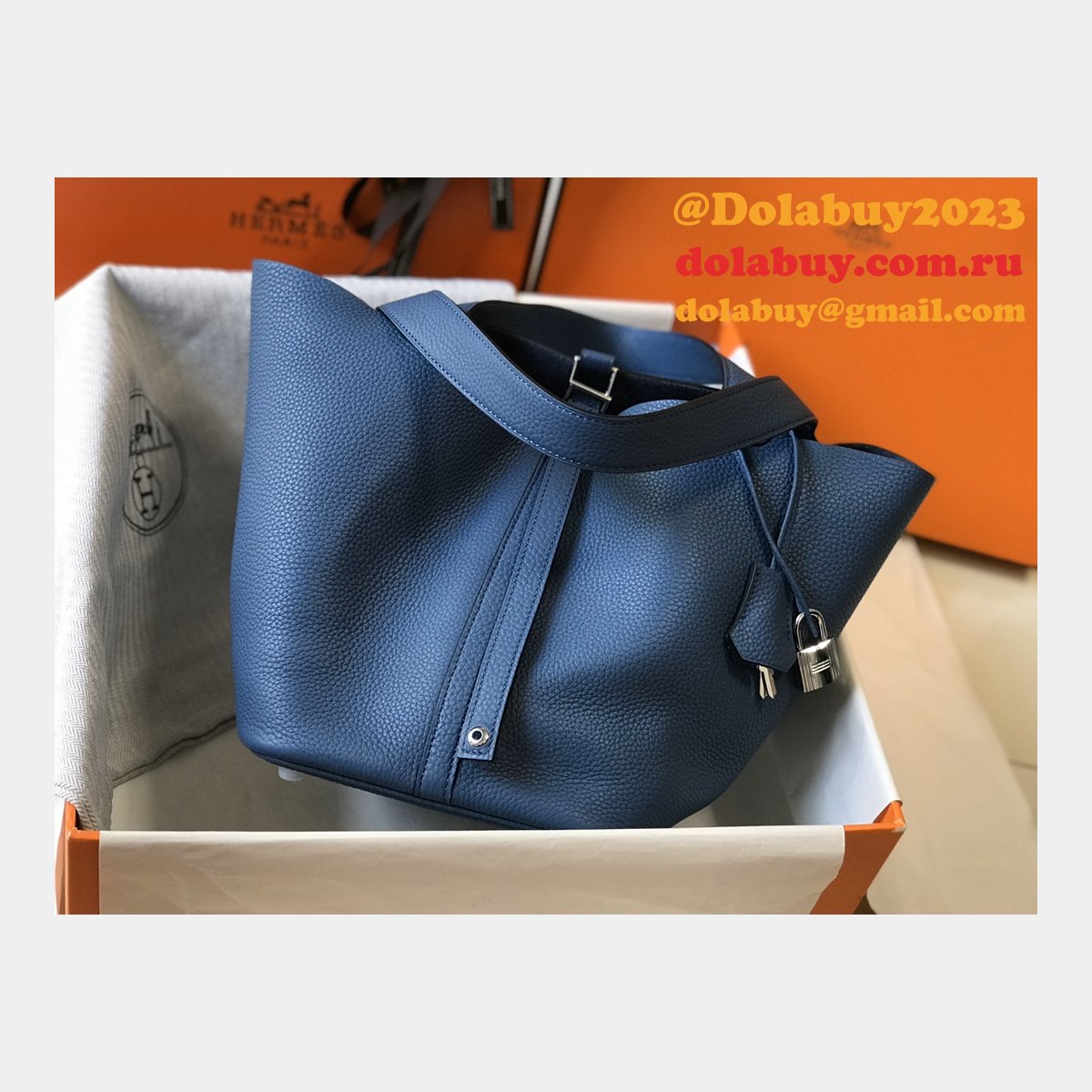 Designer Hermes Picotin Bags 18/22CM Silver Replica Best Online