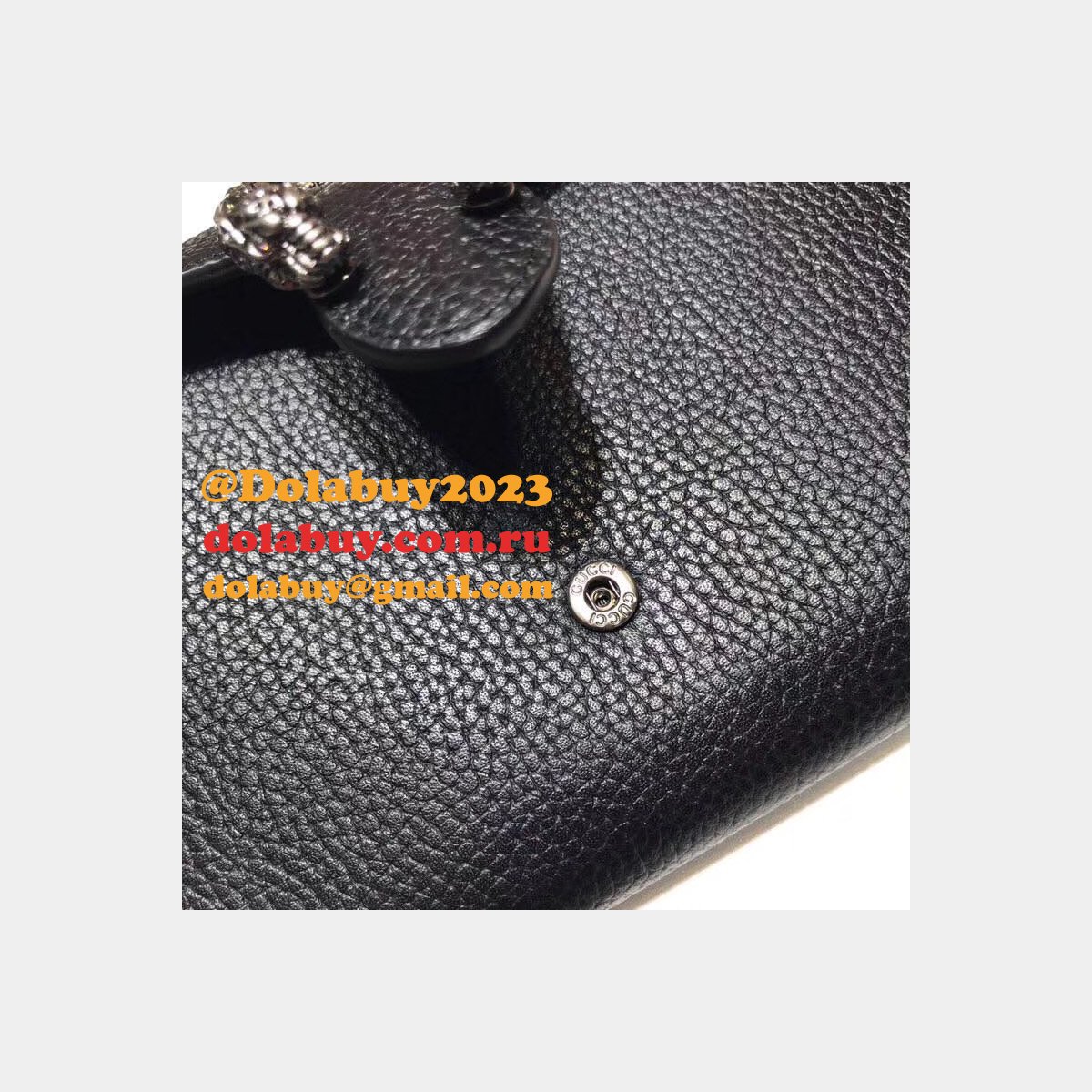 cheap G*u*i dionysus leather mini chain bag 401231 black