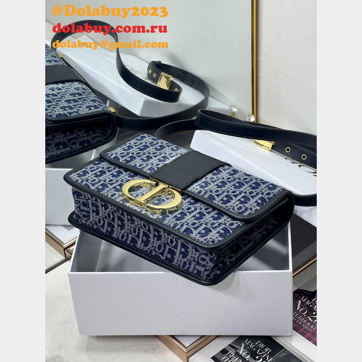 Designer Christian Dior Copy 30 Montaigne Oblique 3349 Bag