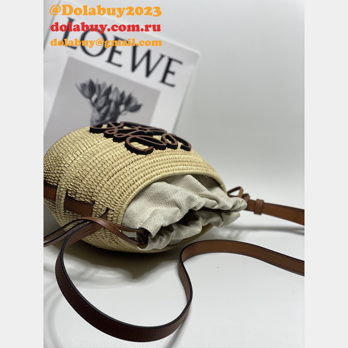 Top Quality LOEWE New hand-woven straw bag
