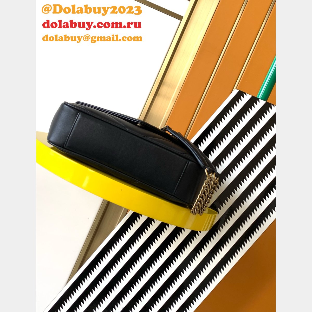 Top Quality Saint Laurent New LouLou HANDBAG 20/24/29cm Black