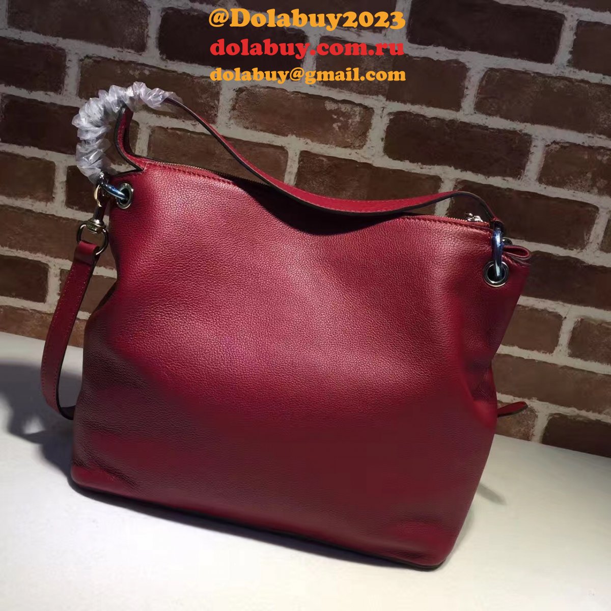 replica G*u*i luxury shoulder soho leather hobo 408825 bag