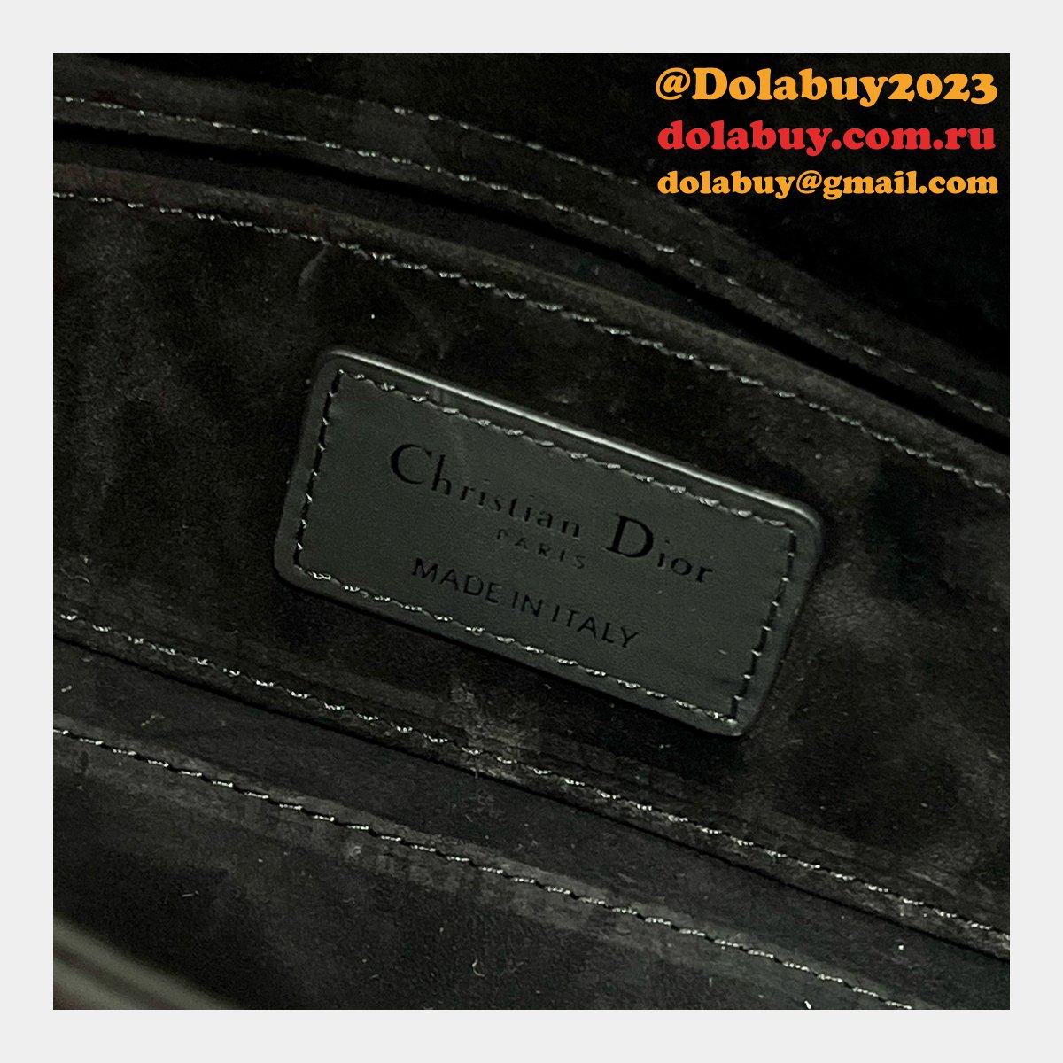 Luxury Replica Dior Designer 9031 Lady D-Joy Black Bag