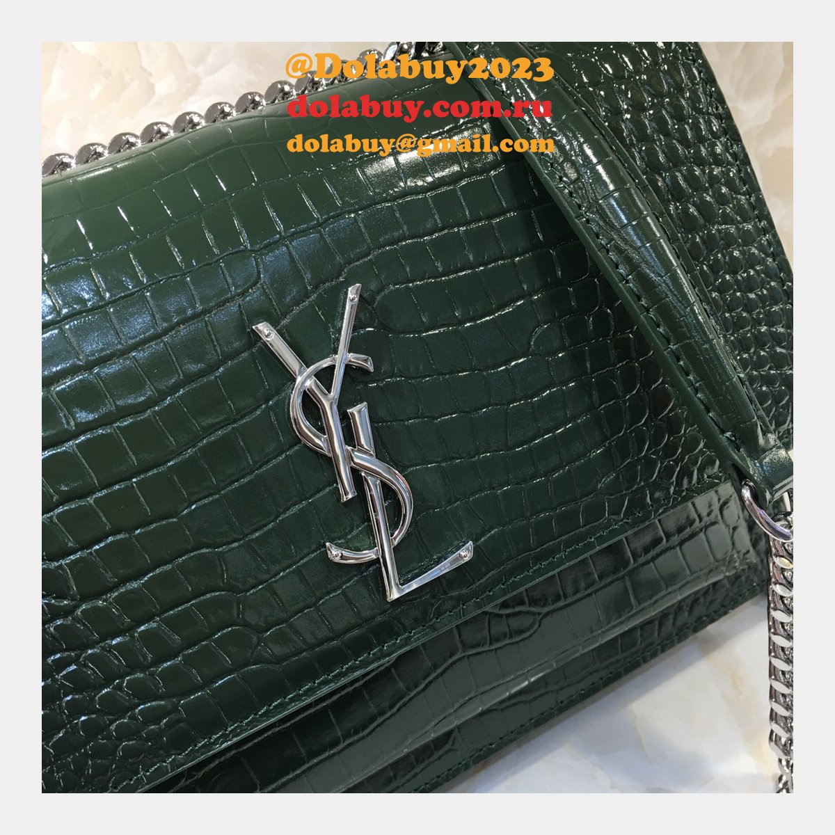 Ysl Wholesale Saint Laurent 22CM niki chain shoulder bag