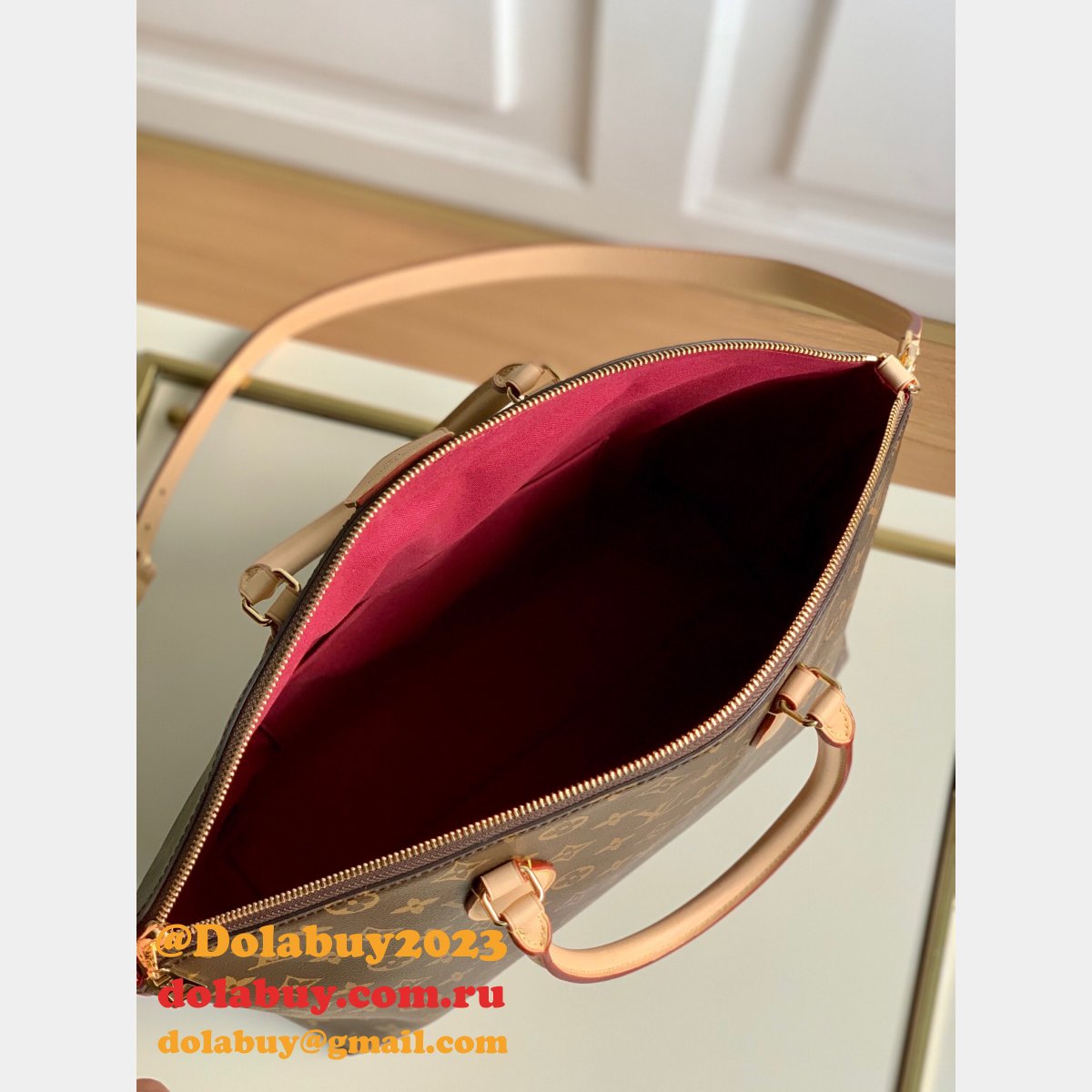 Designer Louis Vuitton Replicas M45987/M45986 Boétie PM Monogram Handbags