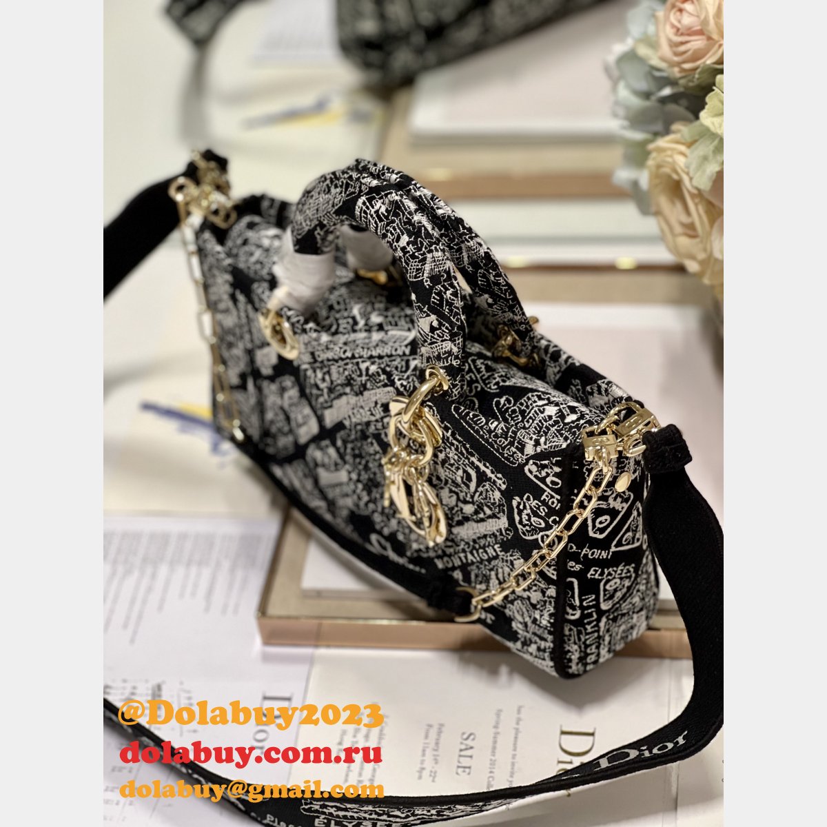 Quality AAA Christian Dior Lady Dior 26cm Replica Bag