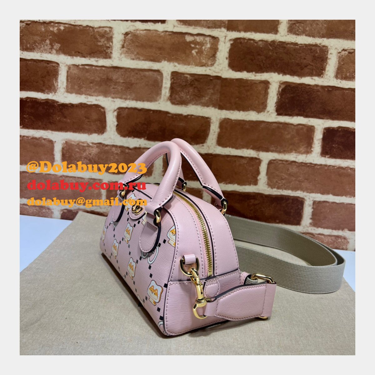 replica G*u*i 724606 ophidia gg animal print high quality bag