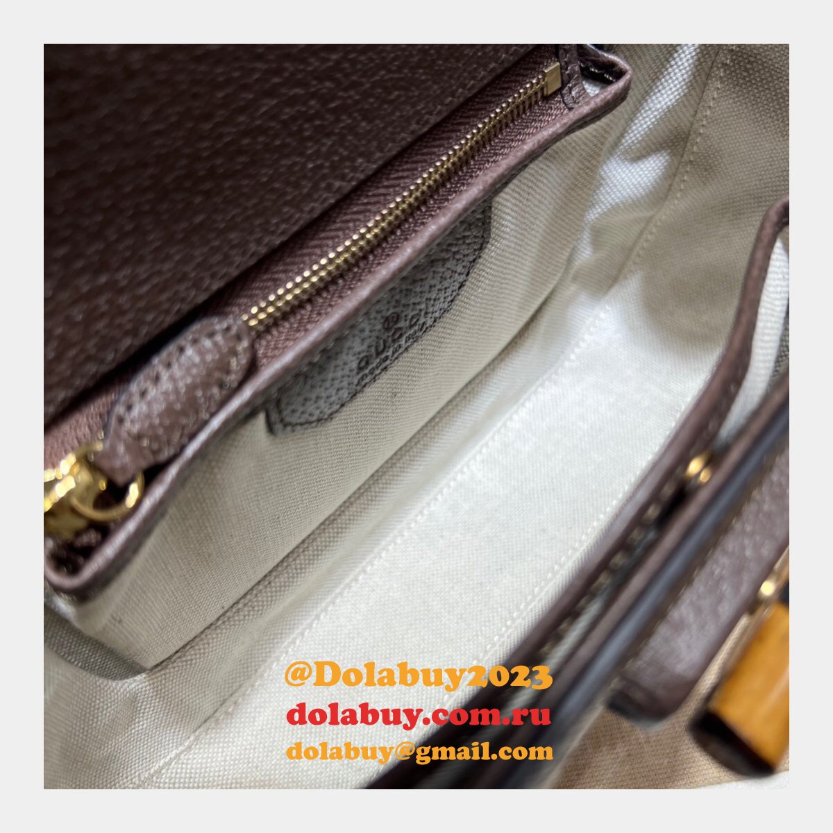 buy G*u*i knockoffs small 675797 jumbo gg bag with bamboo