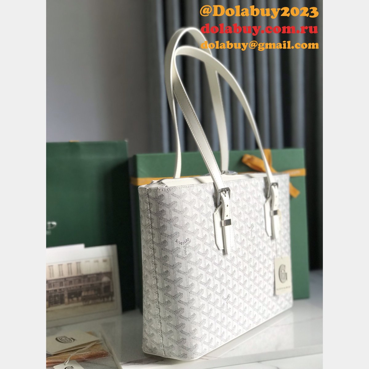 Top Quality 1:1 Mirror Goyardine Marquises Tote 020175