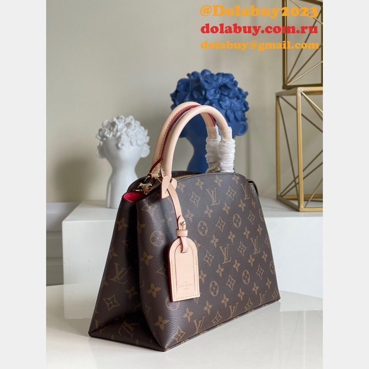 First Copy Louis Vuitton M45900 Replica Petit Palais Monogram Canvas Bag