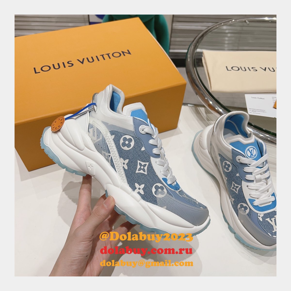 Top Quality LOUIS VUITTON RUN55 Sneakers