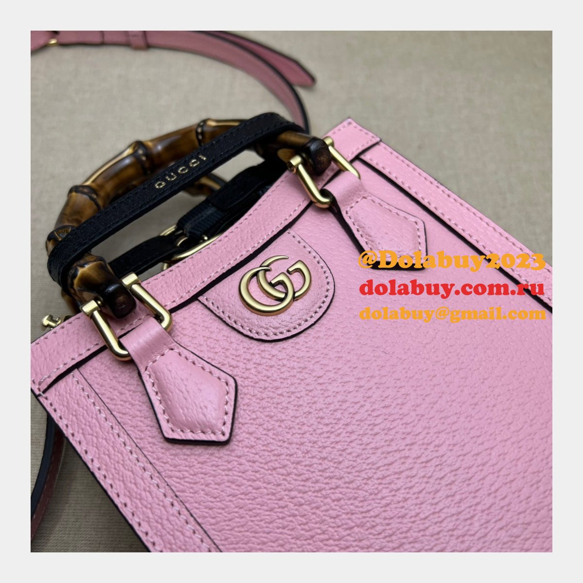 G*u*i replicas diana 1:1 mirror tote perfect 739079 bag