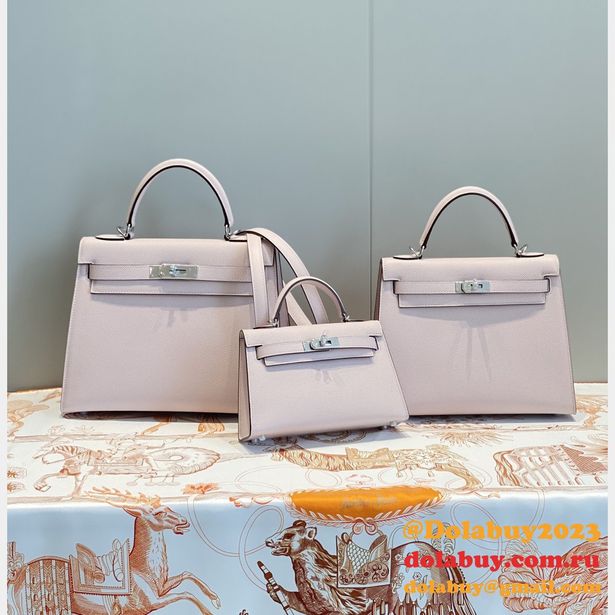 Hermes Outlet Epsom Kelly 19/25/28CM 1:1 Replica Bag