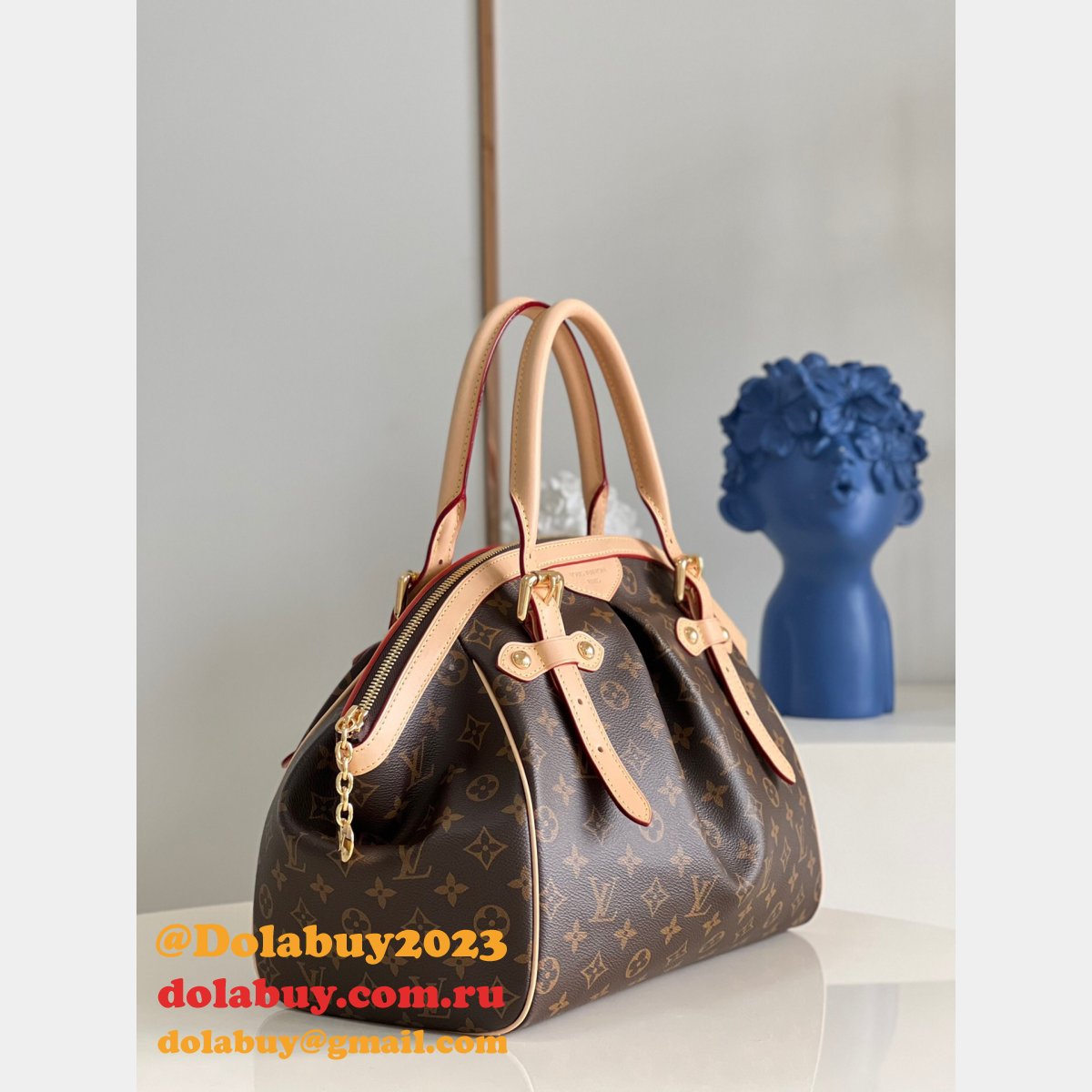 Louis Vuitton Replicas Designer Monogram Tivoli M40144/M40143 Handbag