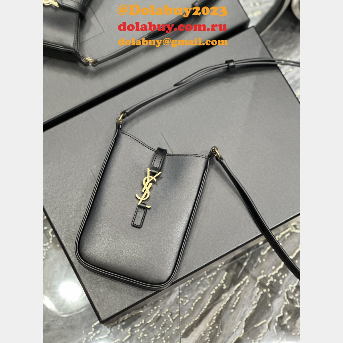 Le 5 A 7 Vertical Saint Laurent Knockoff Fashion 735214 Bag