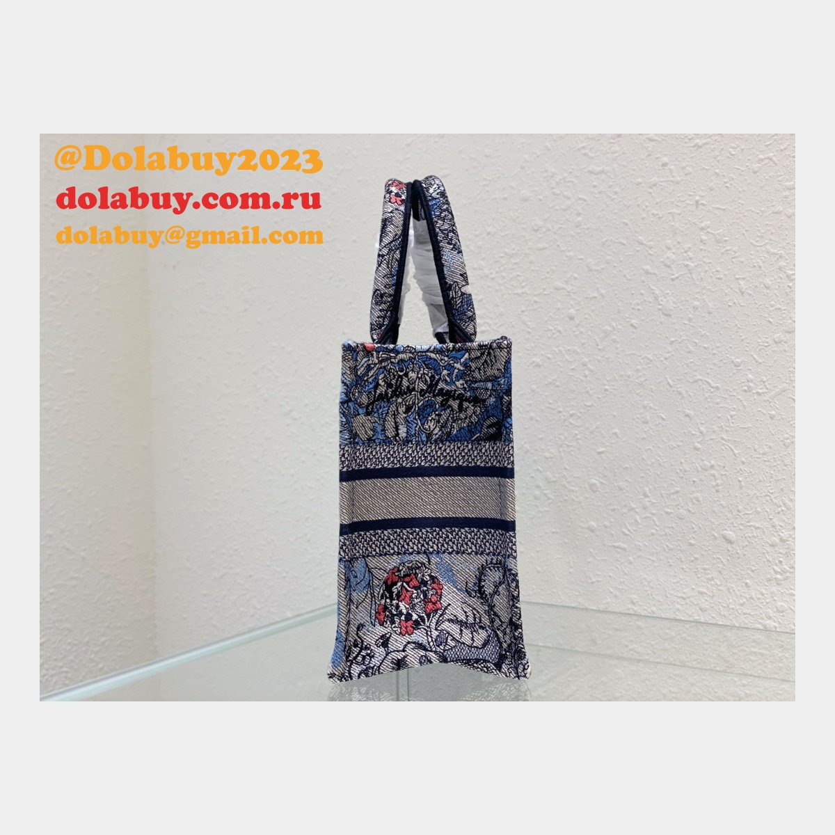 Christian Dior Tote CD Book Tote First Copy Replica Bag