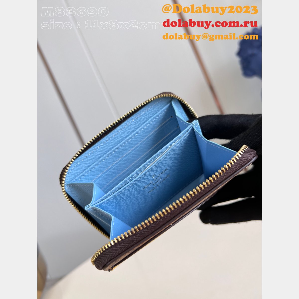 LV Charms Card Holder Replica M83584/M83690 Zippy Coin Purse