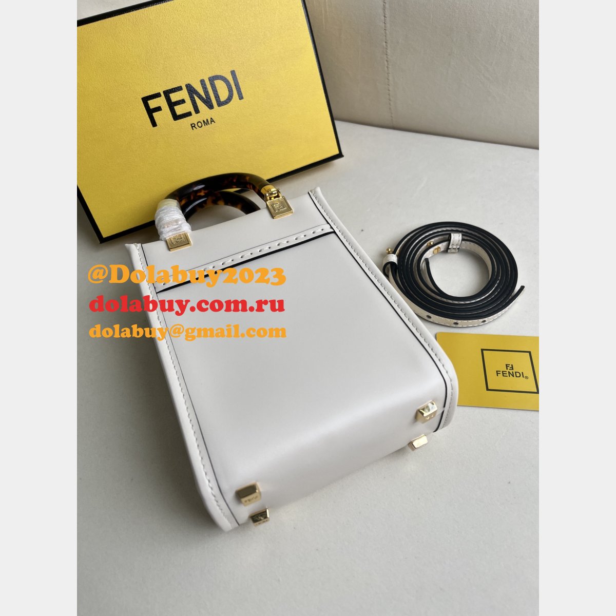 7 star F**di roma sunshine mini handbag