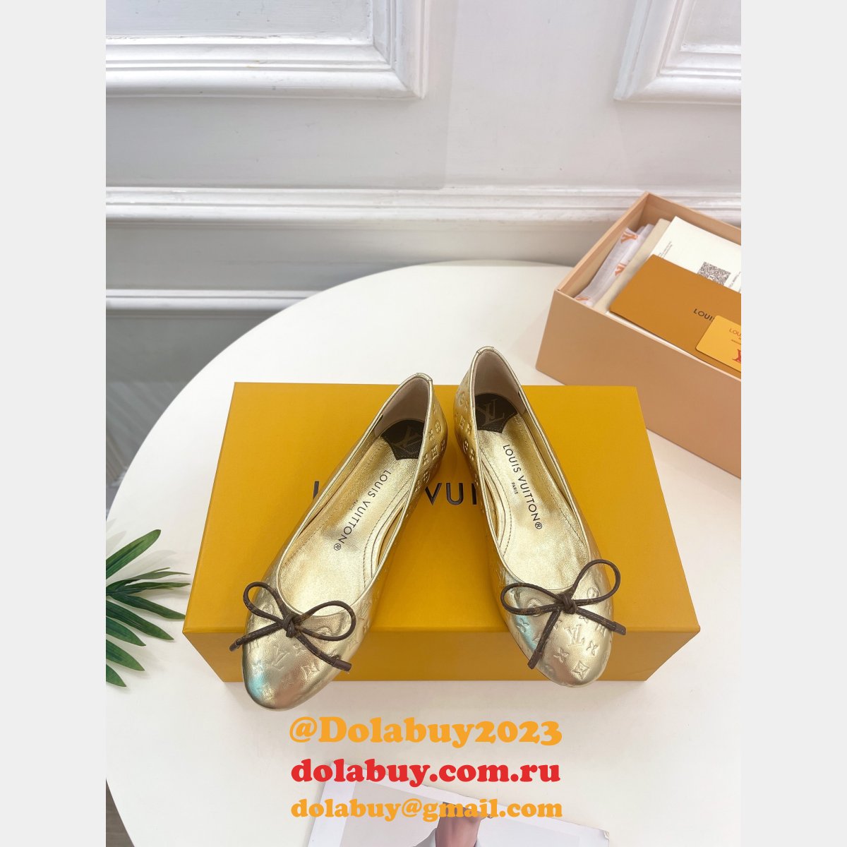 Top Quality LOUIS VUITTON Nina Flat Ballerina