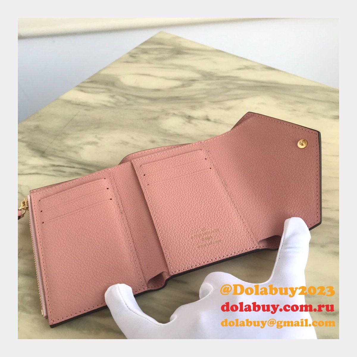 Replica Victorine Wallet Monogram Empreinte Leather M64060