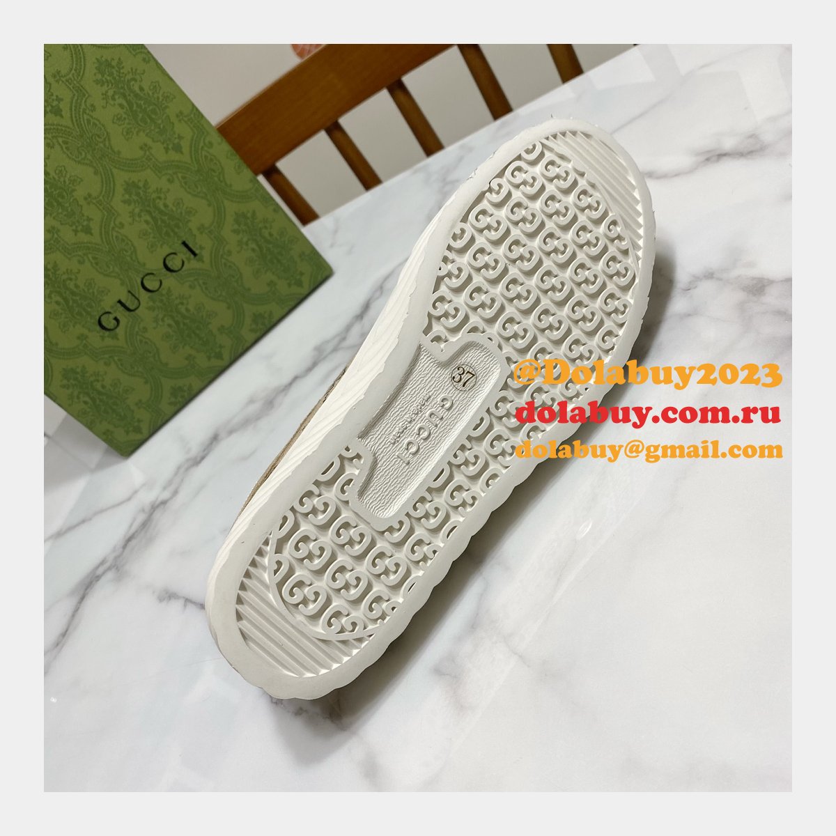 perfect dolabuy 1:1 mirror replica G*u*i gg canvas shoes