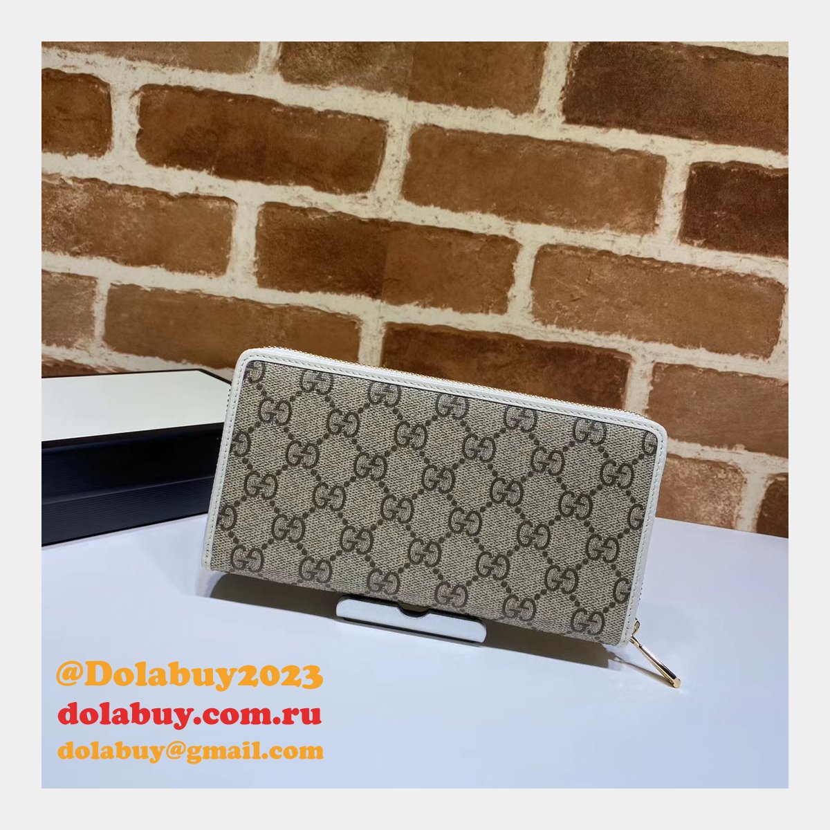 best G*u*i replica 621889  1955 horsebit zip around wallet