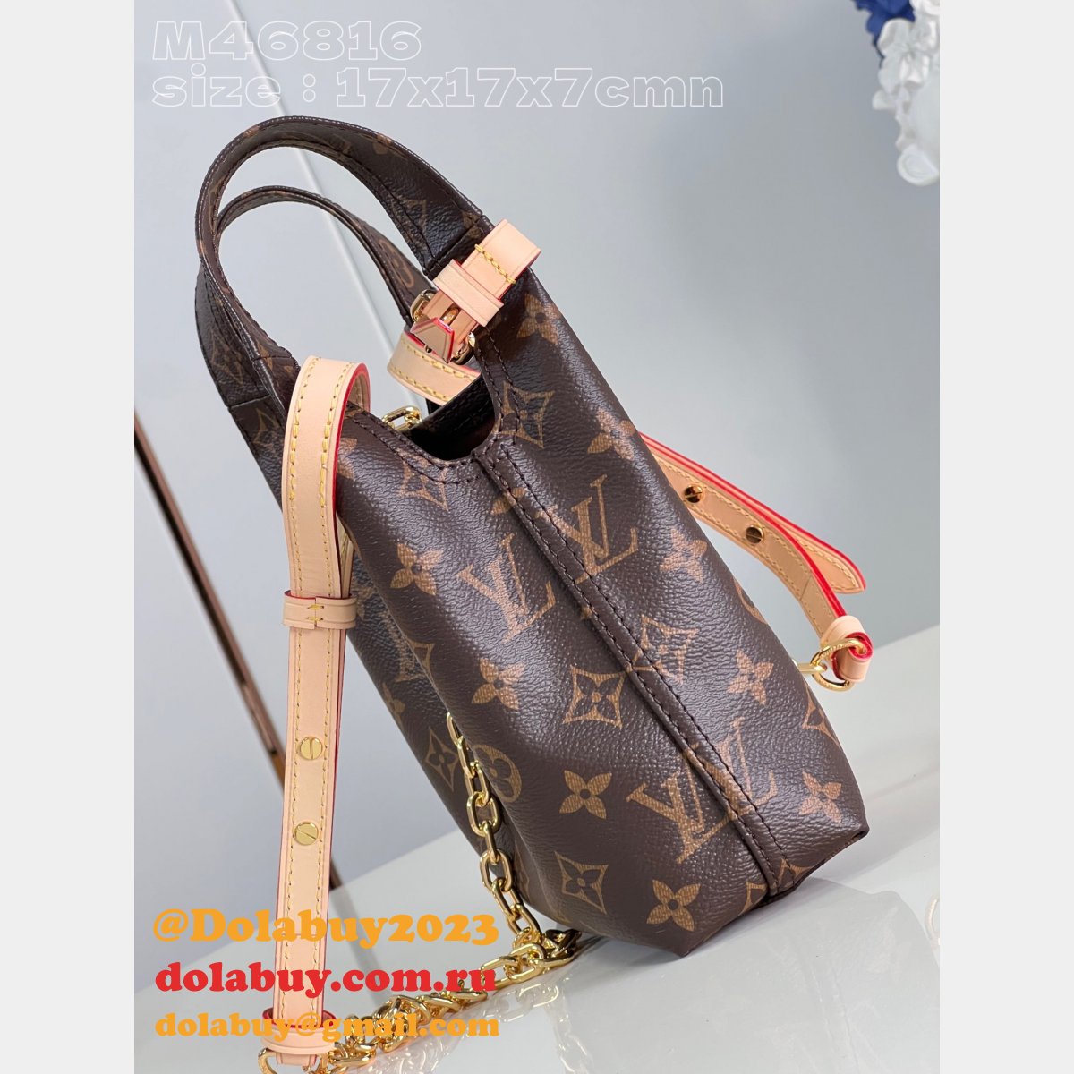 Luxury Duplicate Louis Vuitton Atlantis M46817 Monogram Reverse Bag