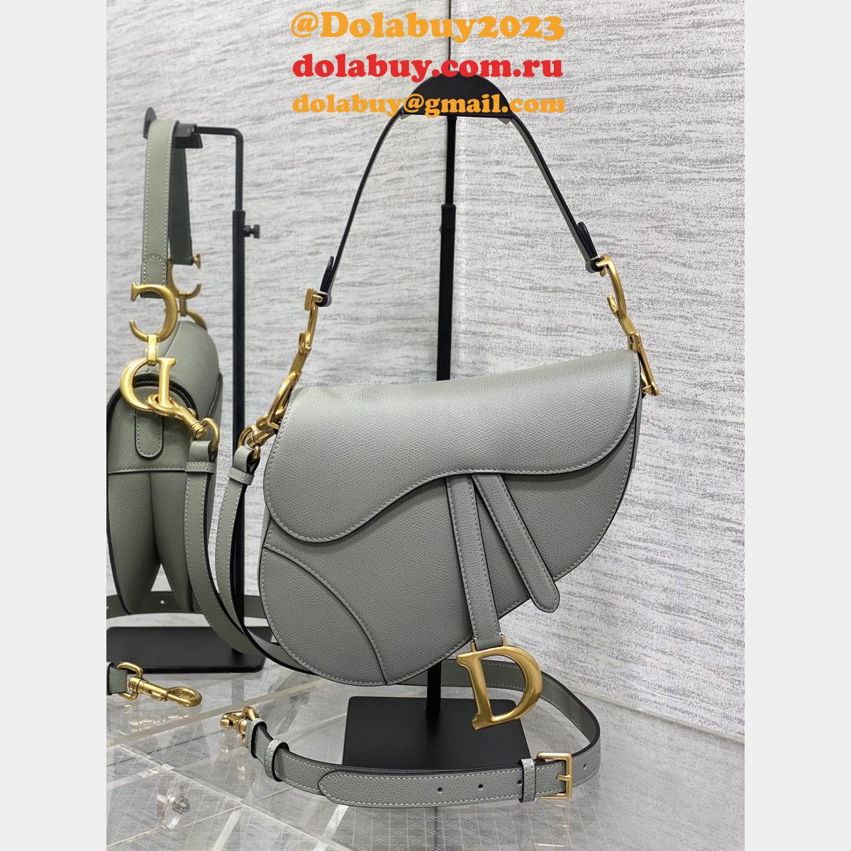 Replica DIOR SADDLE with Long strap Wholesale