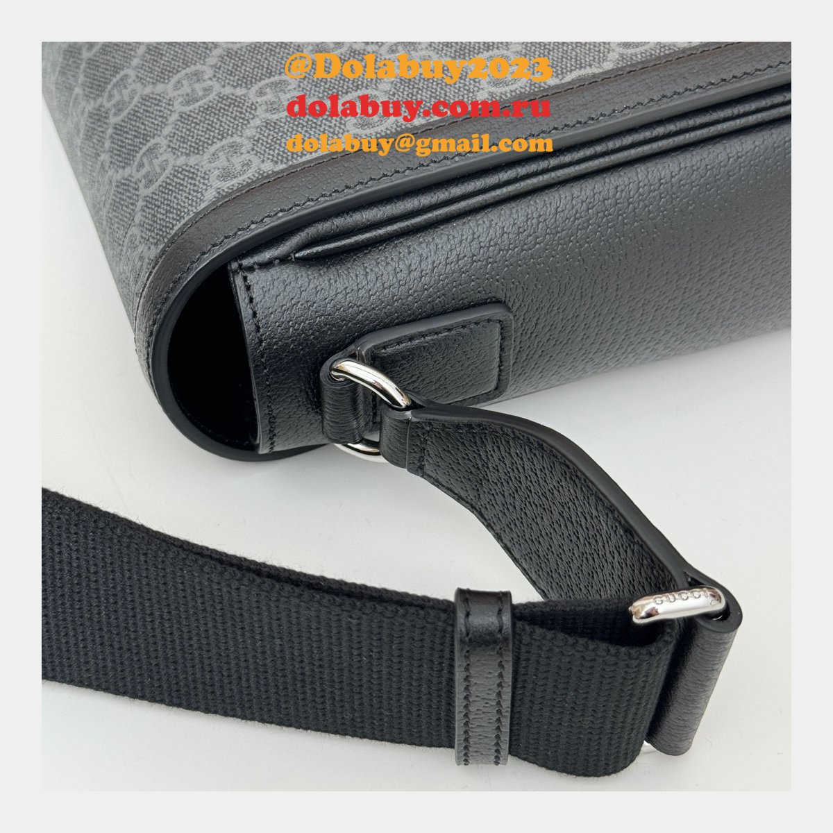 Best Gucci Black Medium GG Crossbody 795459 7 Star Inspired Bag