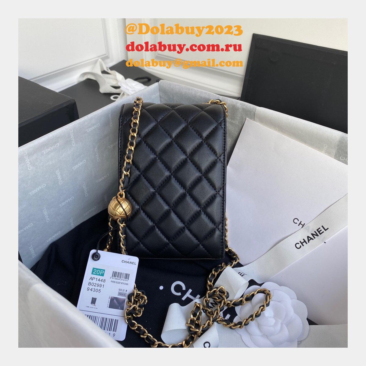 Knockoff CC Shoulder For Phone Small Leather Bag