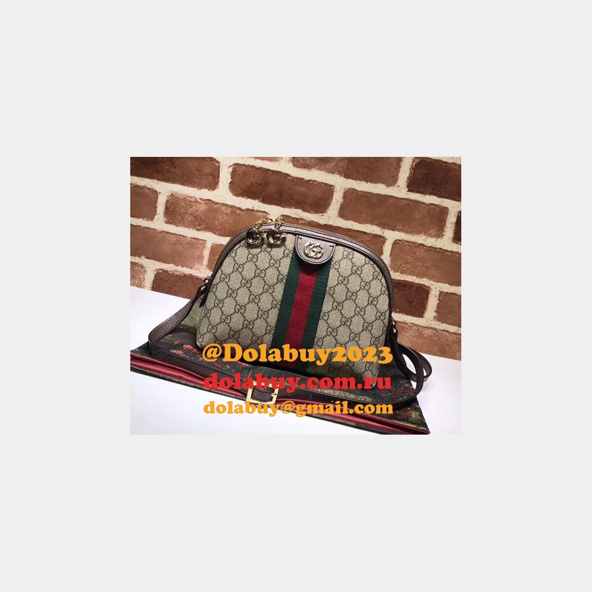 aaa+ G*u*i high quality ophidia small shoulder 499621 bag zipper