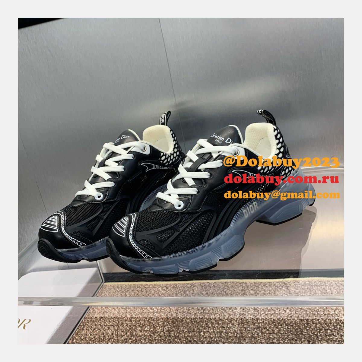 The Best Replicas Dior Vibe Sneakers AAA+ Quality Shoes